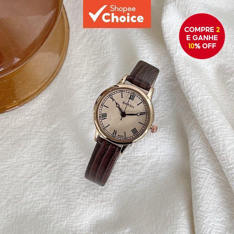 Relógio Retrô Feminino De Alto Valor : Pequeno Design Antigo Com Cinto Fino Para Modaistas Do Ensino Médio em Oferta na Shopee