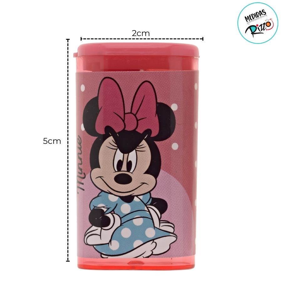 Apontador Minnie - Rosa Poá - Simples - 5cm - Disney Original - 1 unidade - Rizzo · foto 2