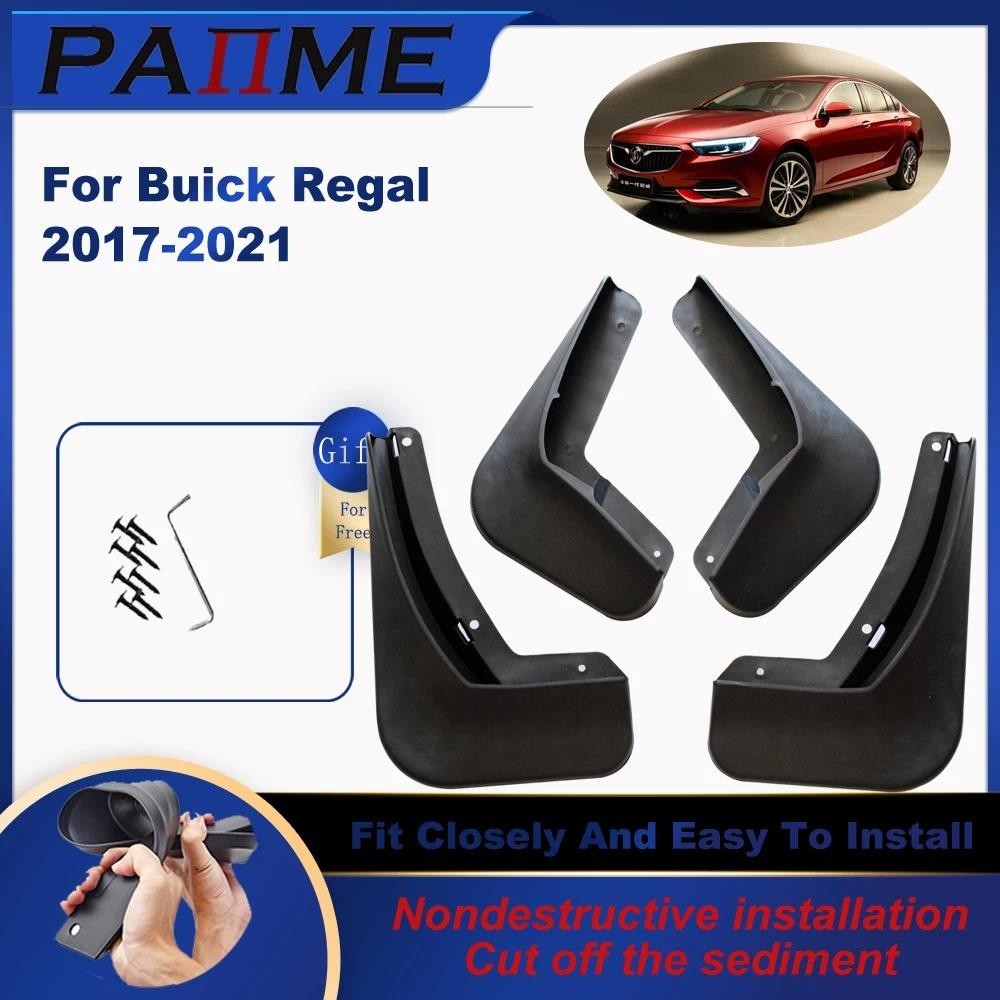 Carro Automotivo MudFlaps Para BUICK REGAL 2017-2021 4 Pçs/Set Moldado Respingo Guardas Frente Traseira Lama Aleta-Lamas