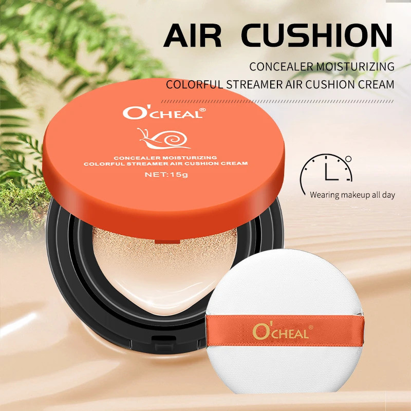 BB Cream, Base em Creme para Maquiagem Facial, Corretivo, Air Cushion para Maquiagem de Beleza Facial Feminina