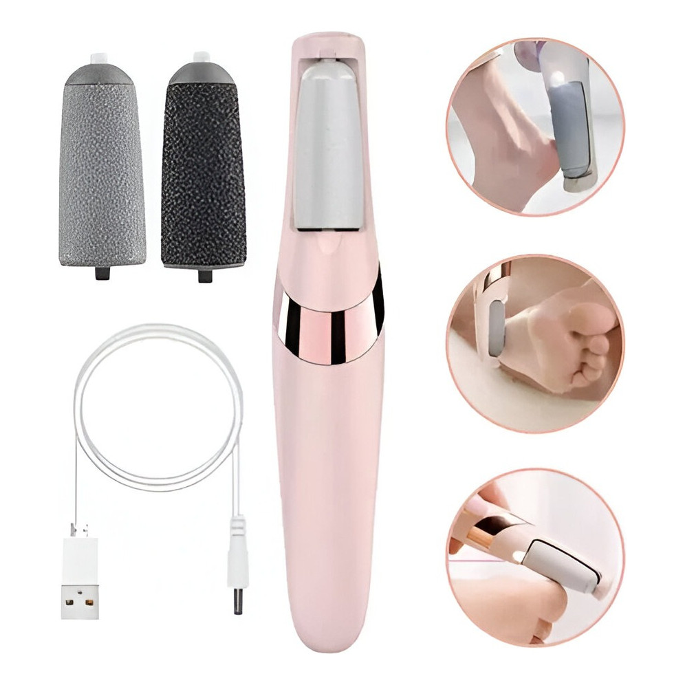 Lixa Elétrica Pés Removedor Calos Lixador Esfoliadora Aparelho Portátil Recarregável Portátil Pedicure Podólogo