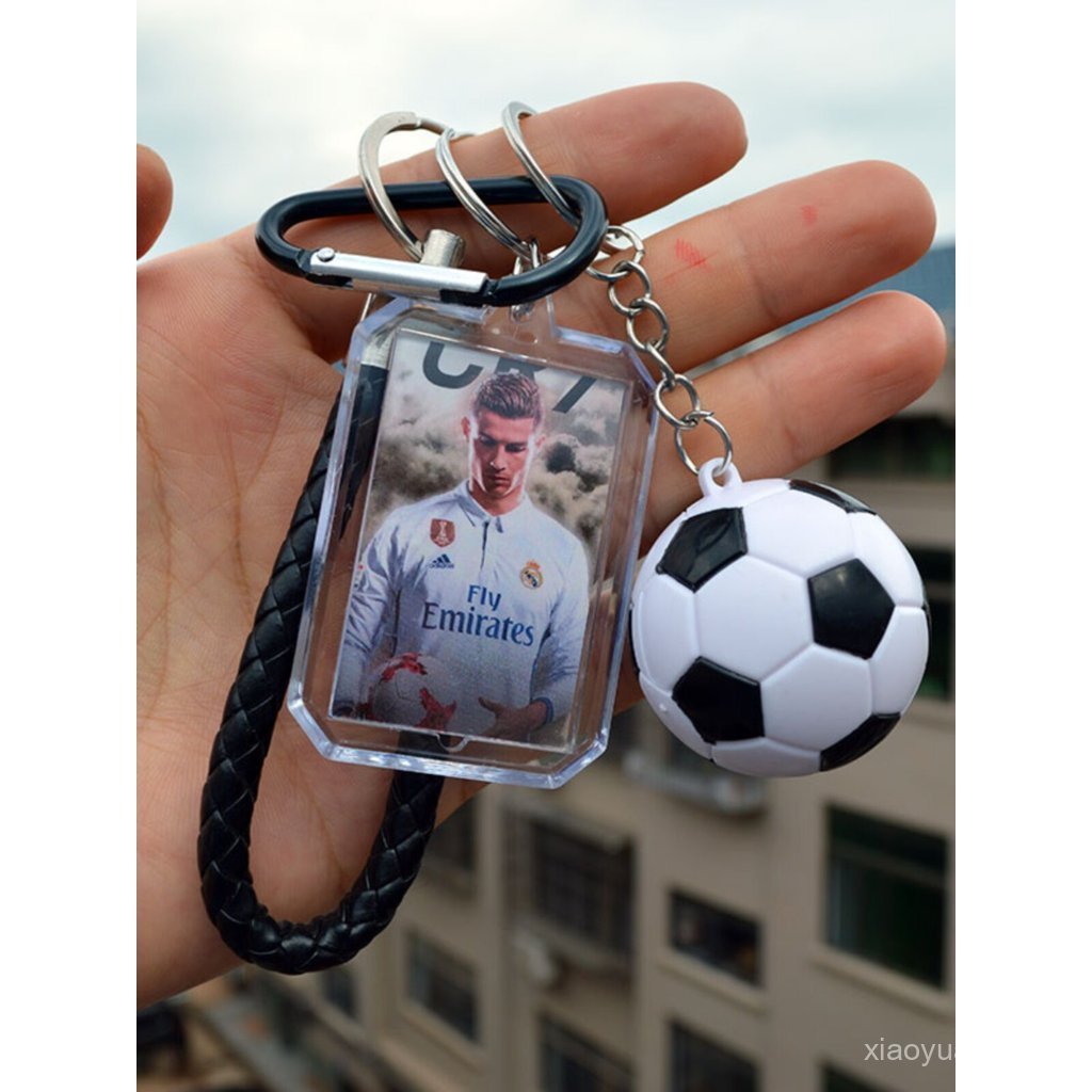 Cristiano Ronaldo Real Madrid Copa do Mundo Messi Argentina Barcelona Neymar Estrela do Futebol Merchandise Chaveiro Fiv