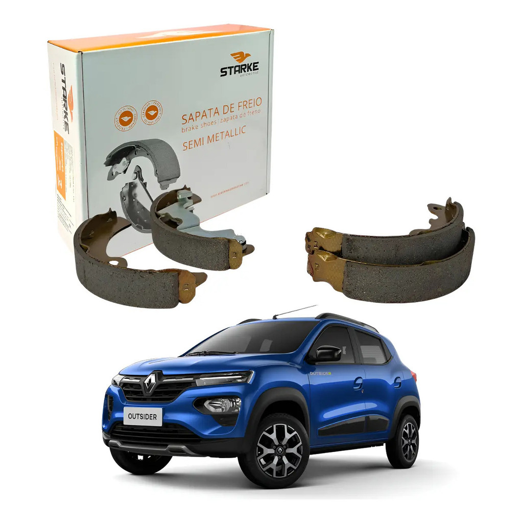 Sapata de Freio Kwid 1.0 12V 3 cil 2017 em diante Original Starke