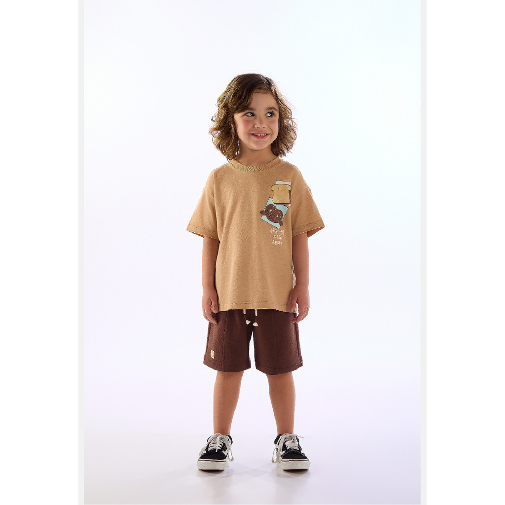 Conjunto Camiseta e Bermuda Três e Já