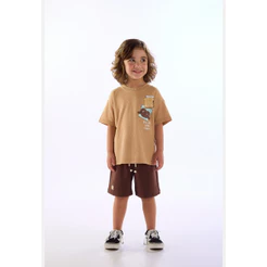 Conjunto Camiseta e Bermuda Três e Já