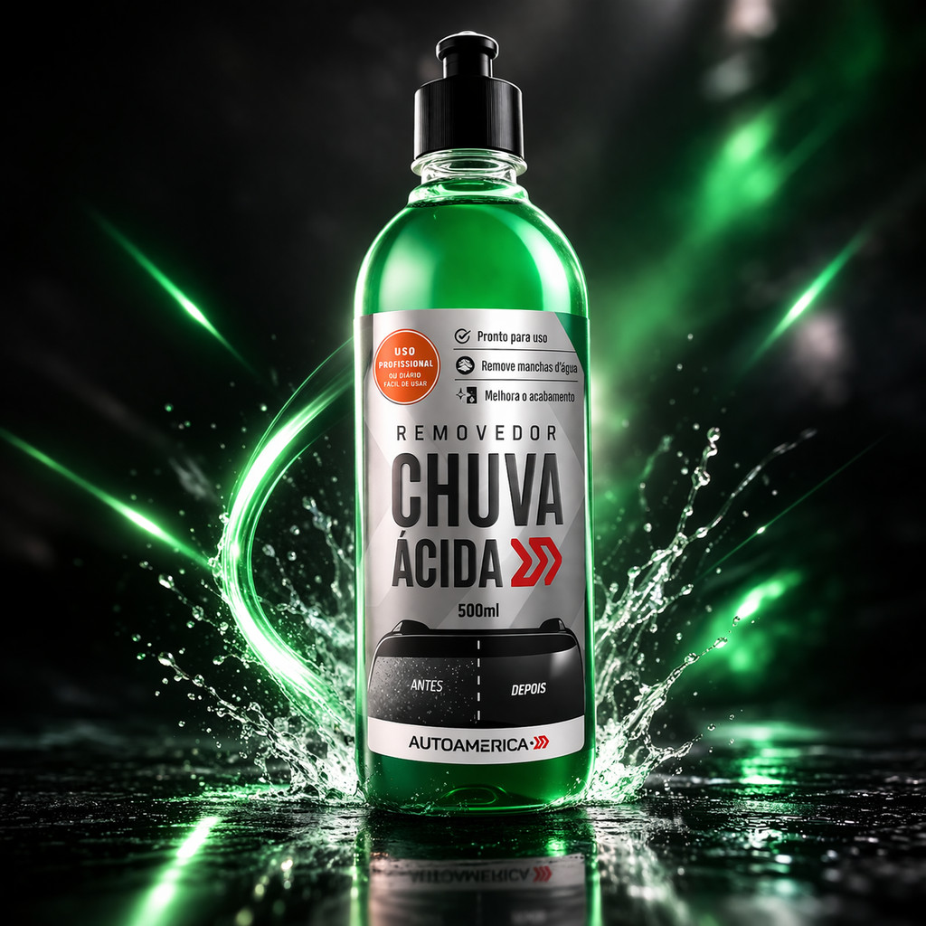 Restaurador De Vidros Remove Marcas De Chuva Agua Vidros Box Blindex Removedor Autoamerica