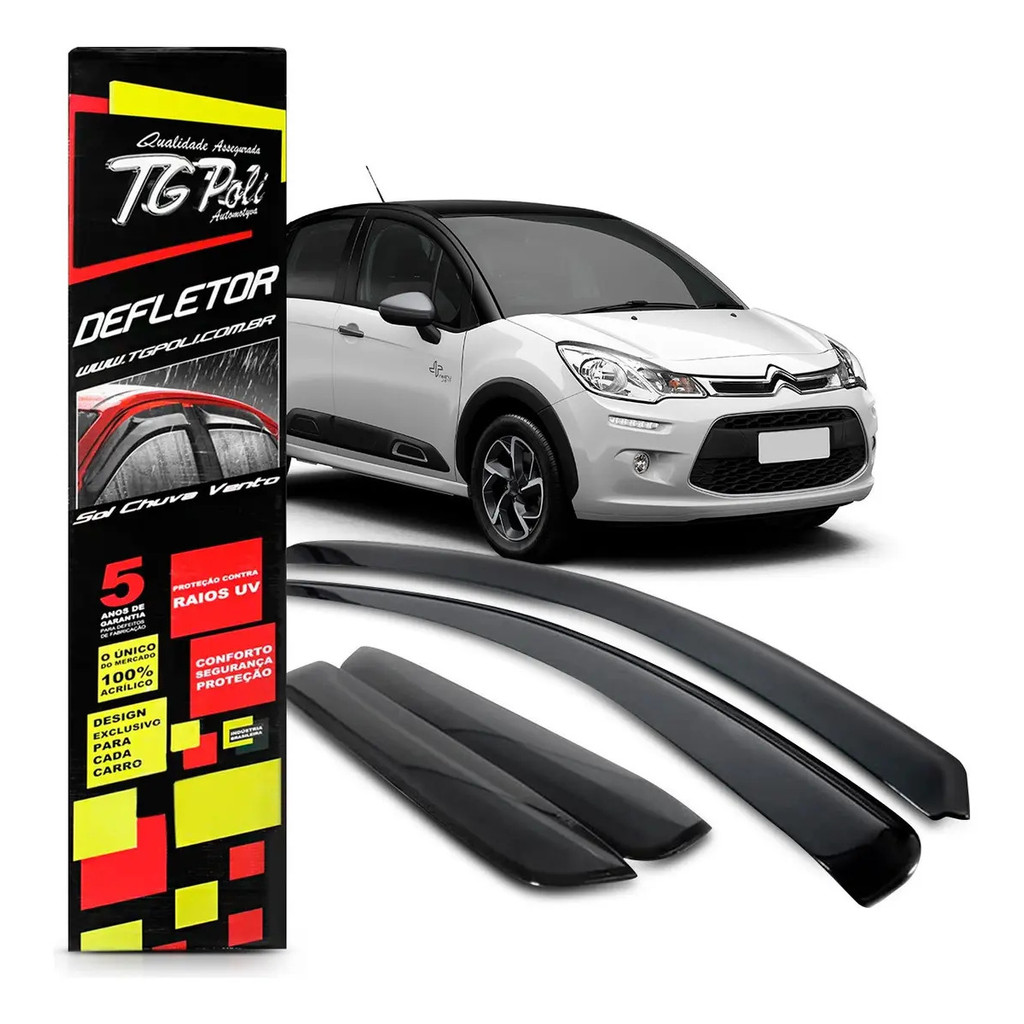 Calha De Chuva Defletor Citroen C3 2013 A 2021 Tg Poli 26003 Tg Poli