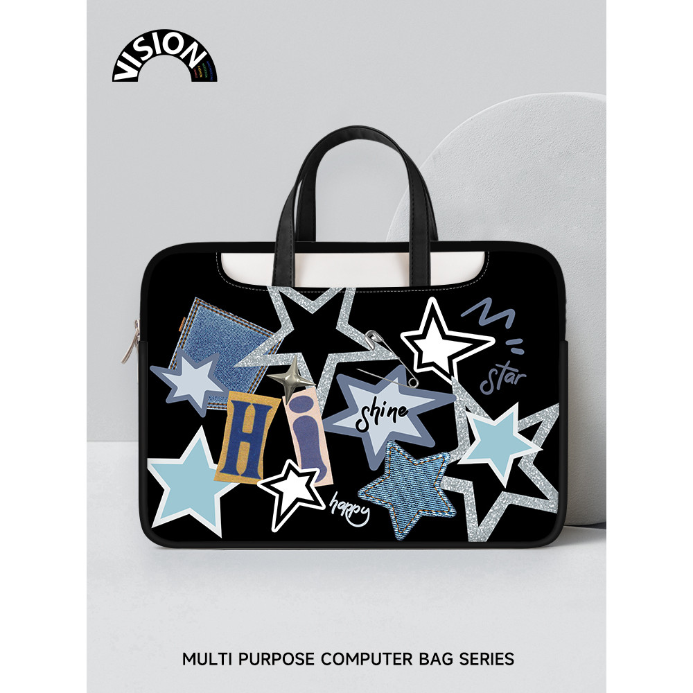 Bolsa para Laptop VISION Creative Star portátil adequada para Apple macbook 15: 20 cm Shin-Chan air13.3 Huawei matebook