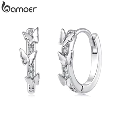 Brincos De Argola Bamoer Com Design De Borboleta , Joias , Presentes Para Mulheres