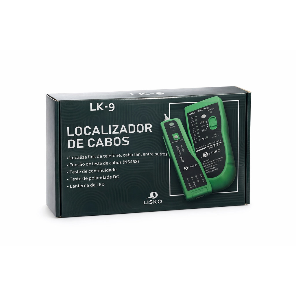 Kit Localizador de Cabos Zumbidor e Testador