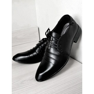 Juventude versão coreana trabalho sapatos de couro masculino britânico apontou sapatos de casamento negócios Formal Wear