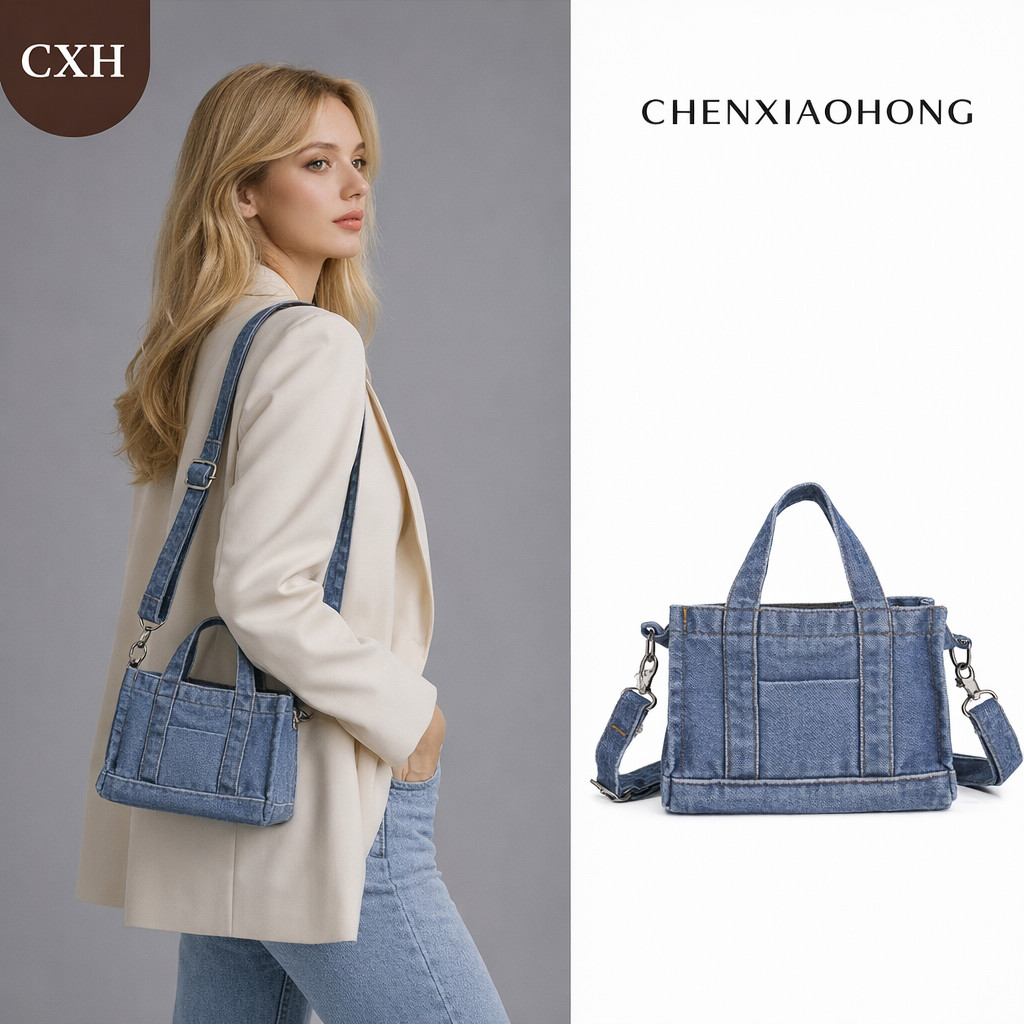 CHENXIAOHONG Bolsas de ombro, bolsas transversais, bolsas pequenas, minibolsas multifuncionais em jeans, casuais.