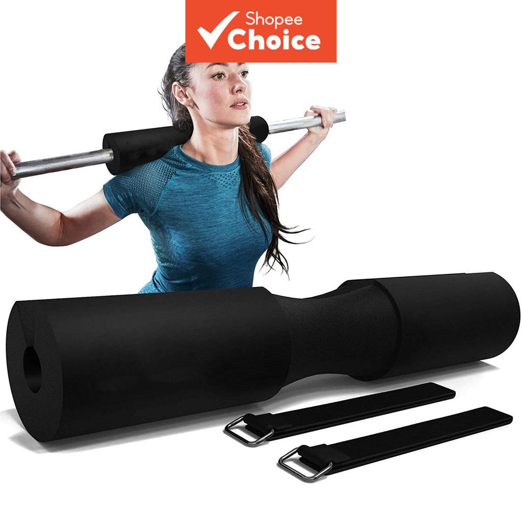 D1FITNESS Espuma de Alta Densidade 45x9cm, Protetor de Barra para Agachamento Levantamento de Peso Academia e Treino em