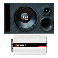 Caixa Som Trio De 12 Pol Triton Tr620 620 Com Modulo Ts 1200
