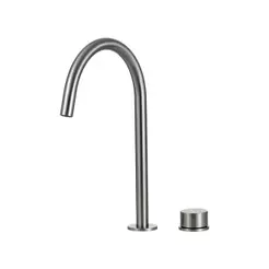 Torneira Para Banheiro Misturador Monocomando Carás Pingoo - Prata Escovado