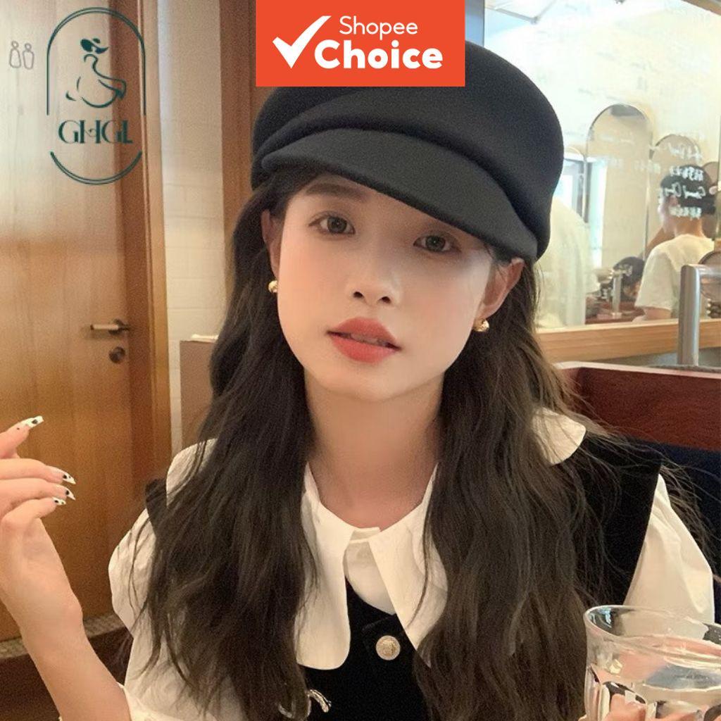 Boina De Feltro Estilo Francês Coreano Chapéu Unissex Adulto Crianças Moda Casual Quente Outono Inverno Acessório Boné