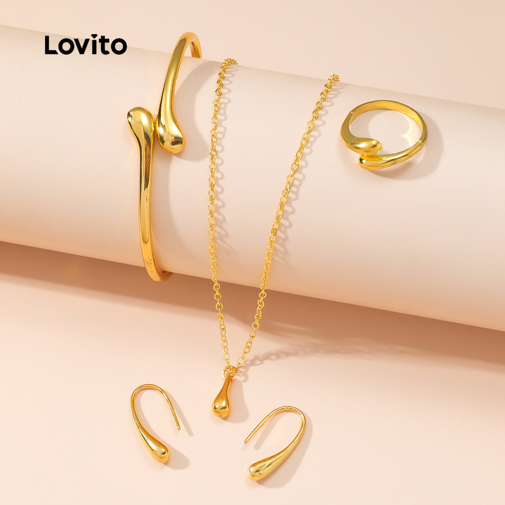 Lovito Colares metálicos LCS31A2 em Oferta na Shopee