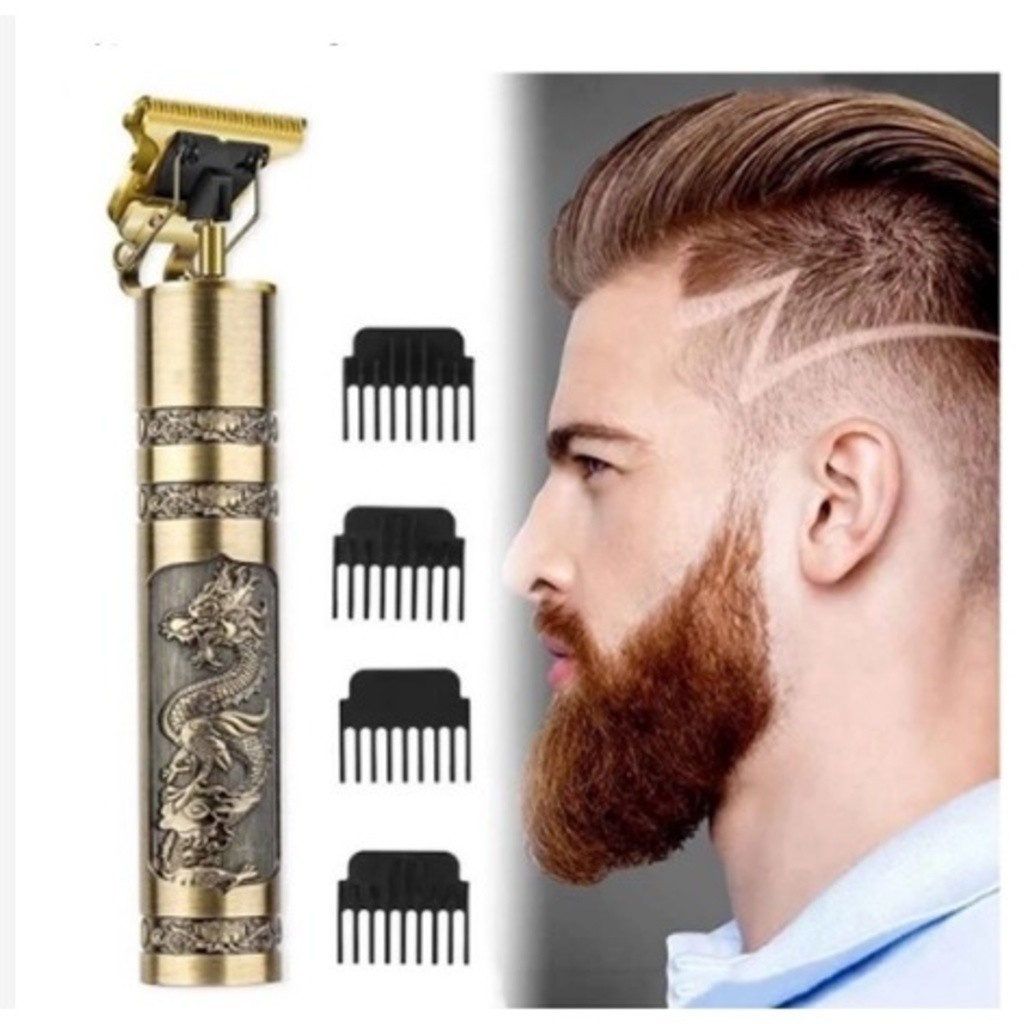 Máquina De Cortar Cabelo Para Barba Masculina Elétrico Profissional - TX em Oferta na Shopee