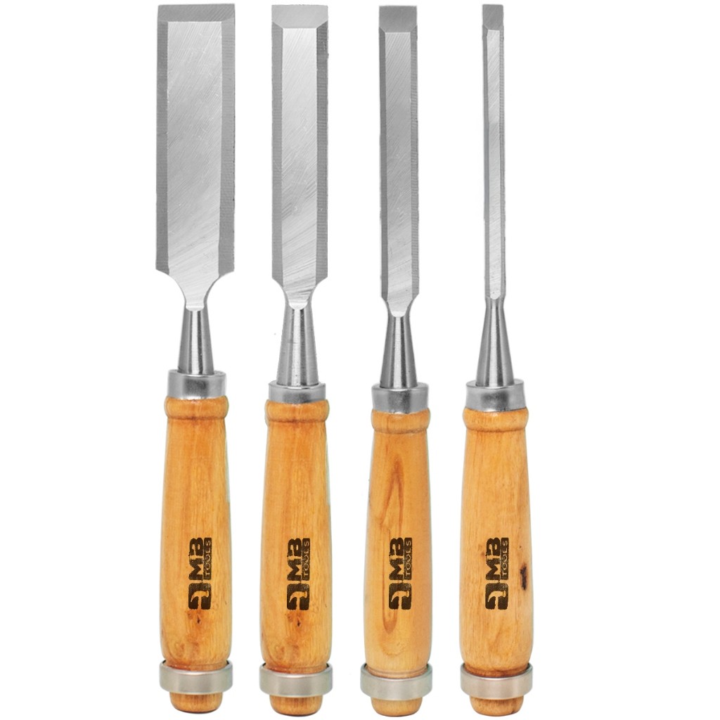 Kit Formão Para Entalhe Esculpir P/ Madeira Jogo c/ 4 Peças em Oferta na Shopee