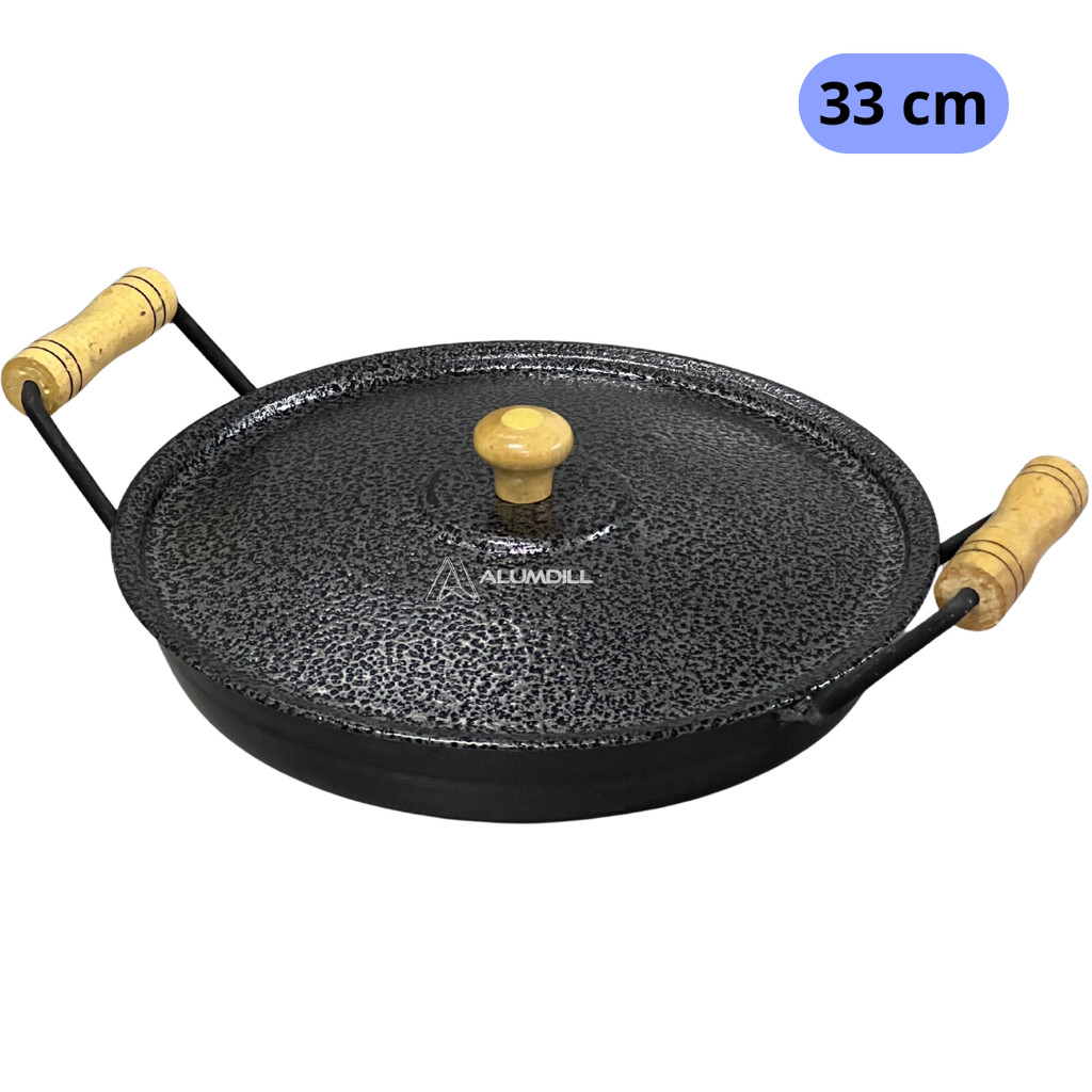 Disco De Arado 33cm Borda Alta Chapa Bifeira Tacho Frigideira Paellera Paella