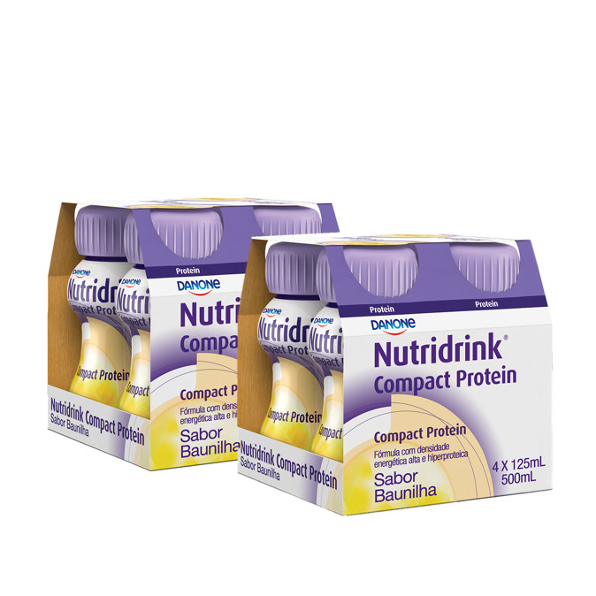 Kit 2 Nutridrink Compact Proten Baunilha 4XPB de 125ml BR