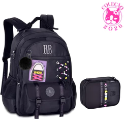Kit Mochila de Costas Com Estojo Rebecca Bonbon Beaded Fun - Clio Style