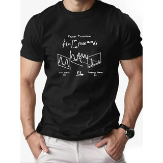Camiseta Masculina Transformada Fourier Engenharia Algodão