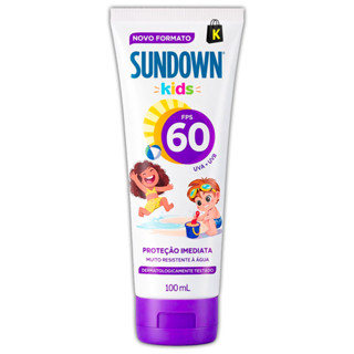 Protetor Solar Sundown Kids Praia Infantil Piscina Fps 60 100ml em Oferta na Shopee