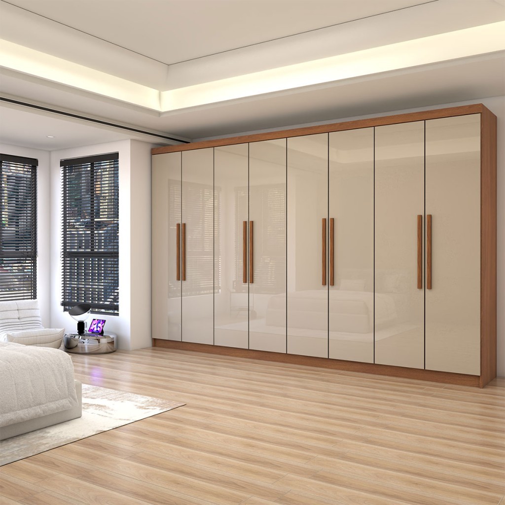 Guarda-Roupa Casal Odisseia 8 Portas 4 Gavetas - Panorama Móveis