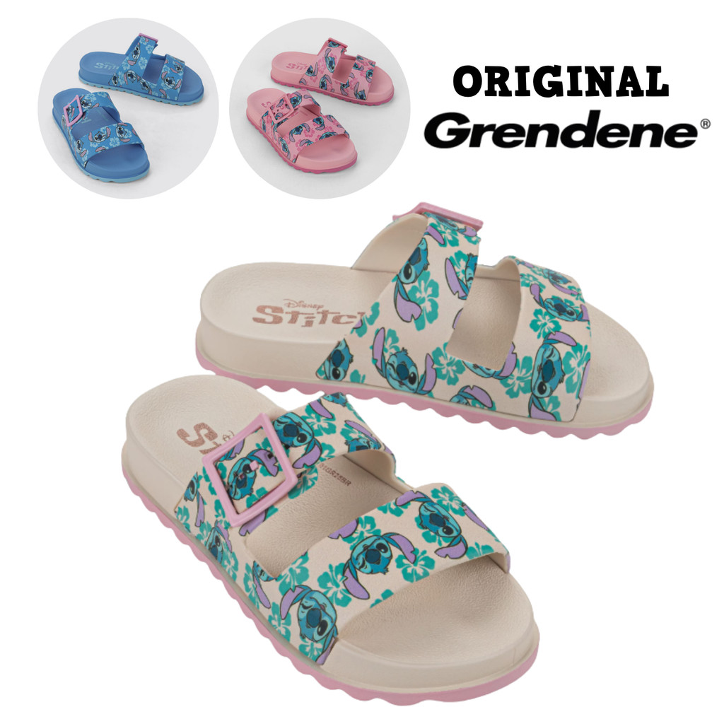 Slide Infantil Stitch Summer Grendene Papete Ajustável Birken em Oferta na Shopee