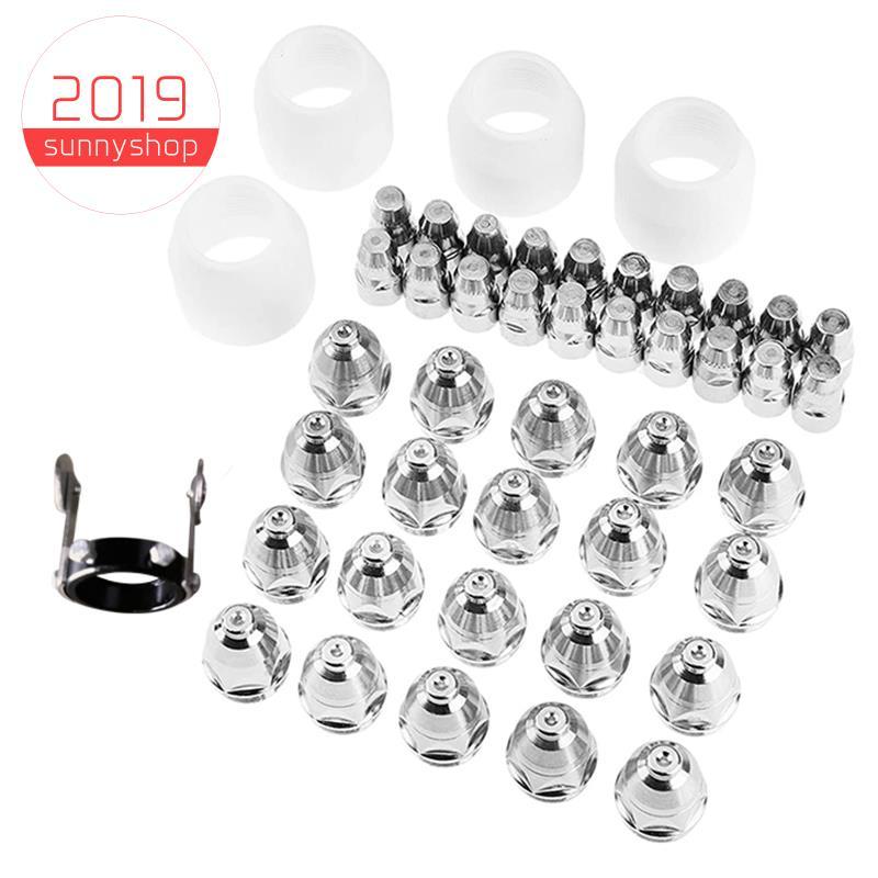 [Bestseller S] 45 Unidades P80 Kit Consumível De Tocha De Corte Bico De Ponta De Eletrodo Copo De 1.5 Mm Rolo Guia Roda 