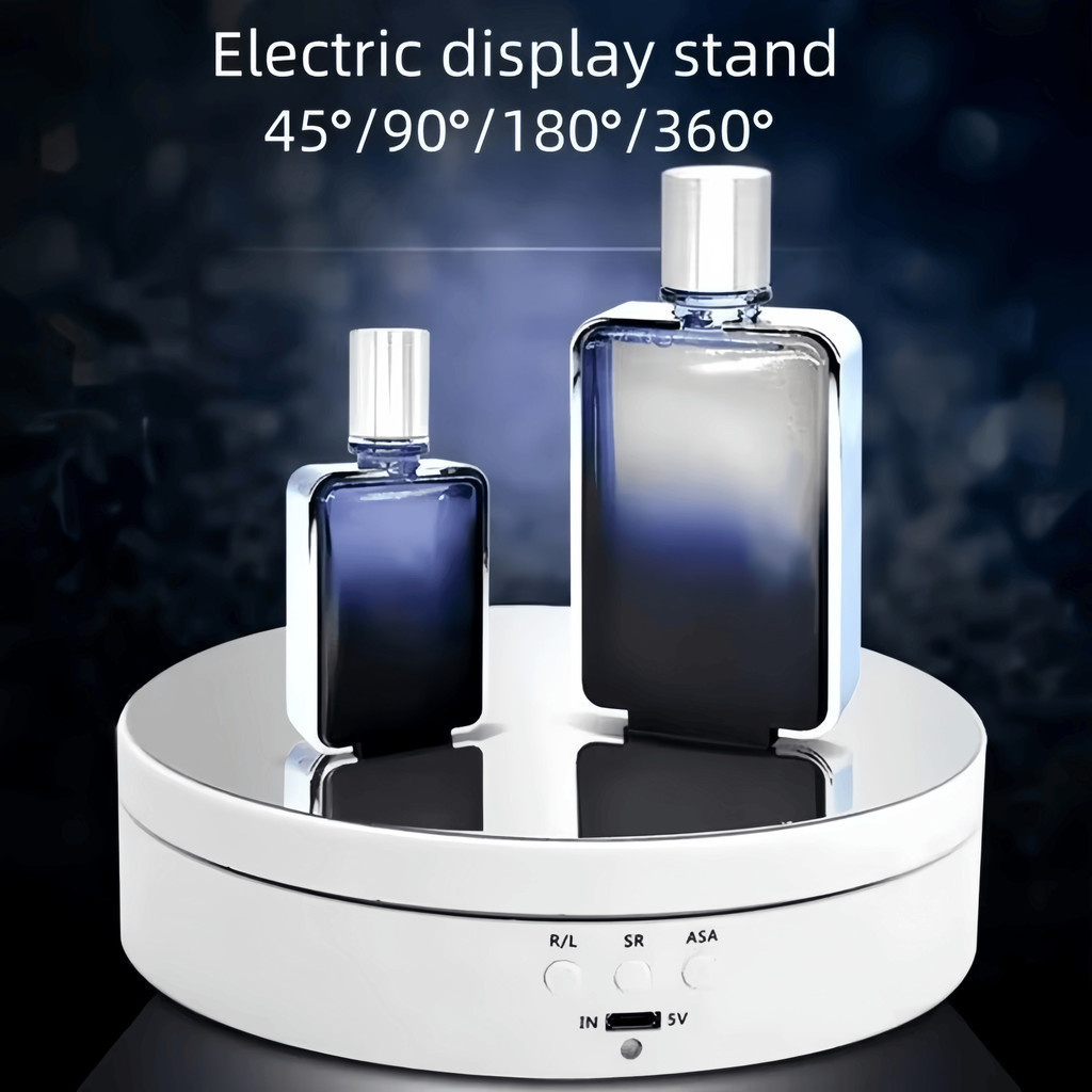 Suporte Expositor Giratório | USB Recarregável Para Vitrine Foto E Decoração