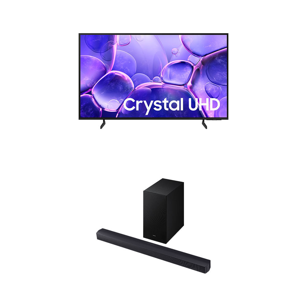 Samsung Smart TV 55" Crystal UHD 4K U8100F + Soundbar HW-B450F