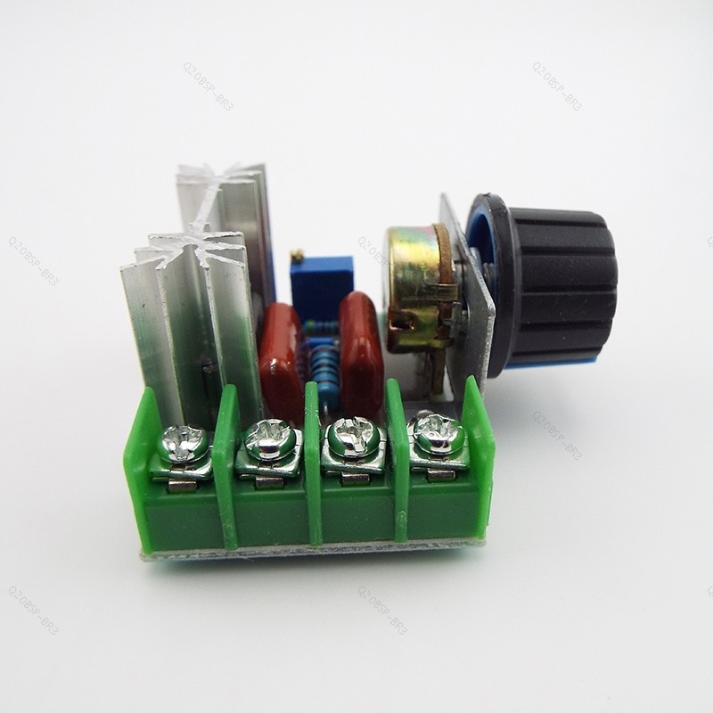 Regulador De Tensão SCR AC 220V 2000W , Dimmers , Controlador De Velocidade Do Motor , Termostato , Módulo Eletrônico BR