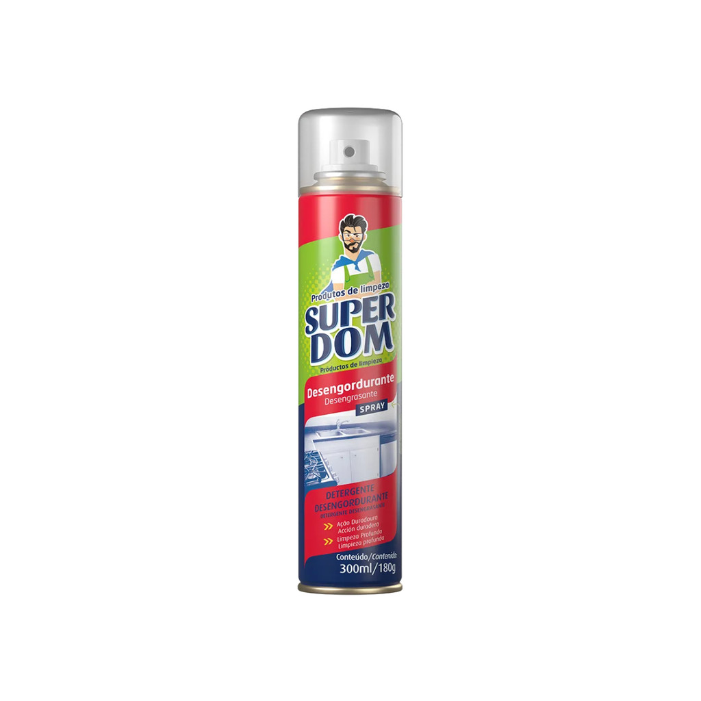 Desengordurante Multiuso Aerossol Super Dom 300ml Dom Line