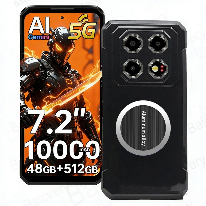 Capa Transparente Preta Para Oukitel WP60 TPU Protetora Traseira Com Adesivo Magnético