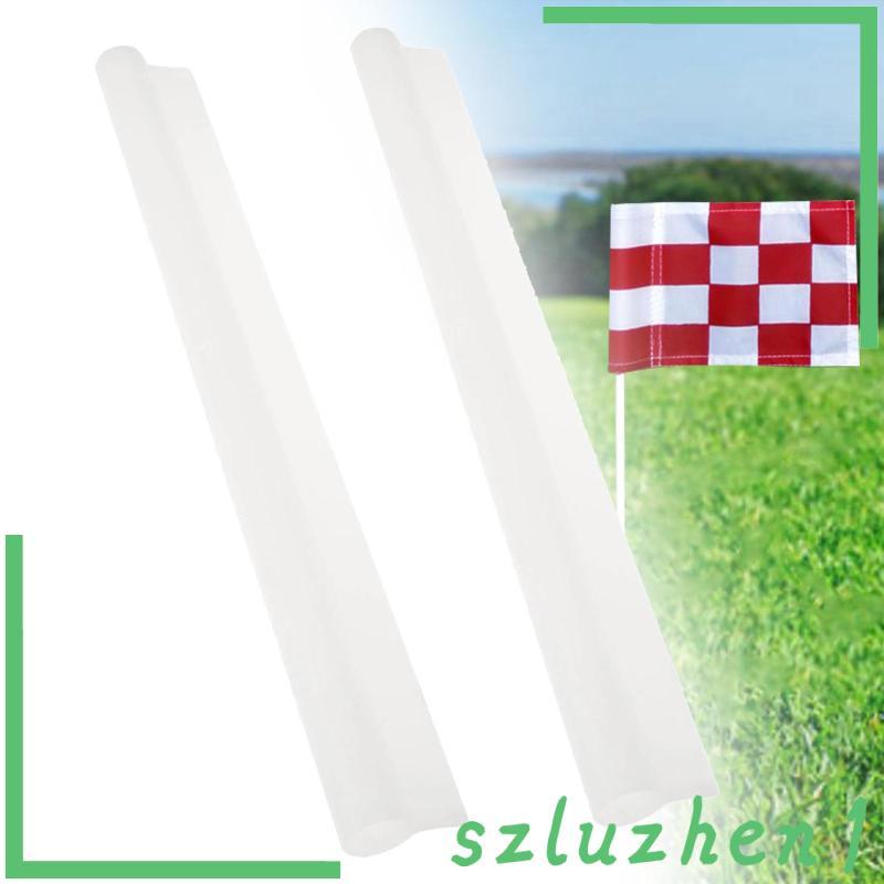 [Szluzhen1] Tubos De Bandeira De Golfe Tubo Oco Para Suporte De Mastro Verde DIY Inserção Acessórios De Costura Prática 
