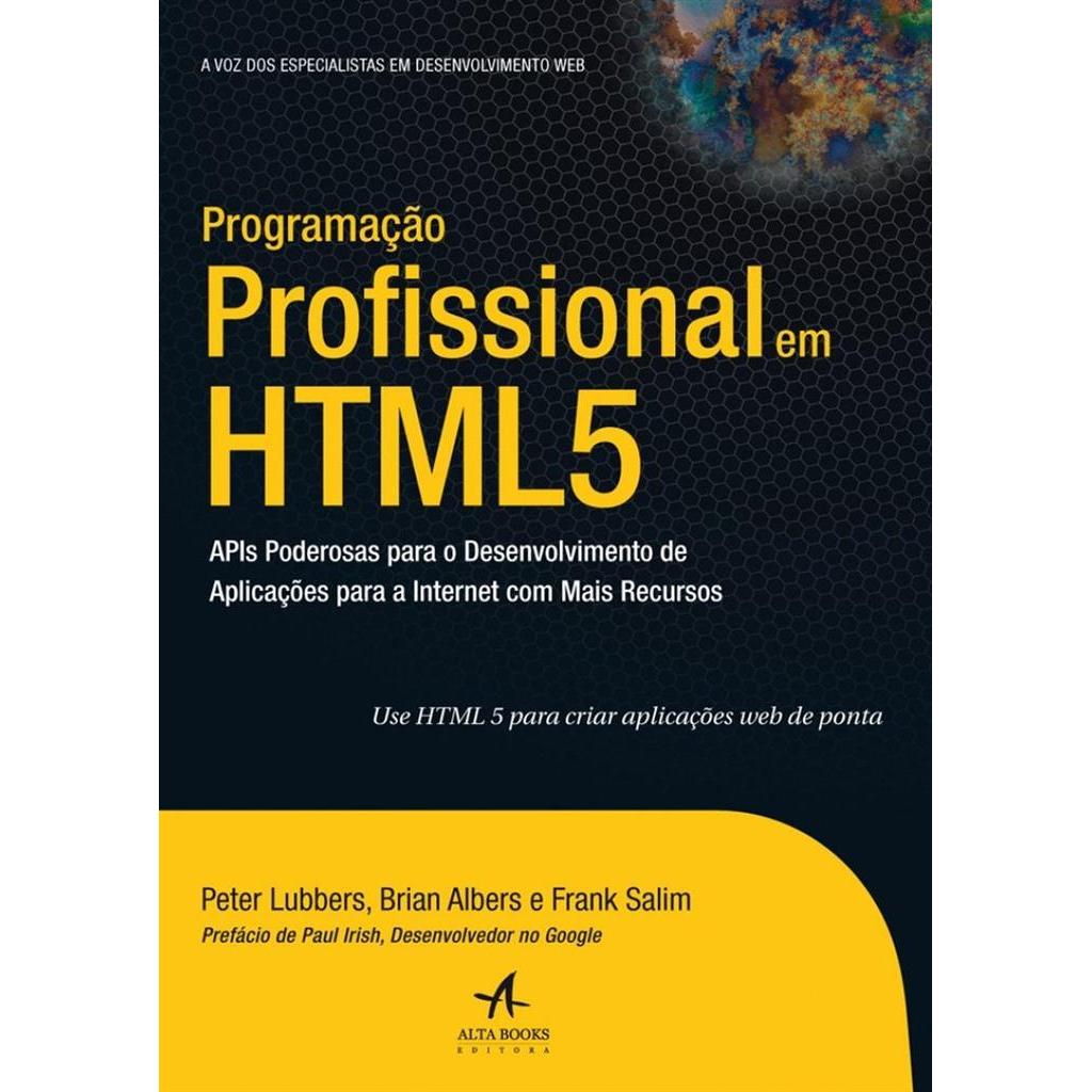 Programação Profissional em HTML5 autor Lubbers, Peter
