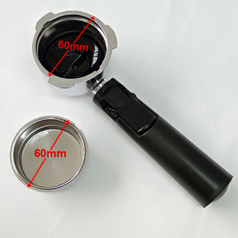 51mm máquina de café expresso alça suporte acessórios liga alumínio máquina café lidar com filtro homix