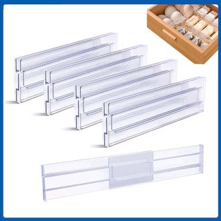 Organizador de Gaveta Ajustável Divisória Extensível 4pcs 27,5-52cm Cozinha Armário Multi…