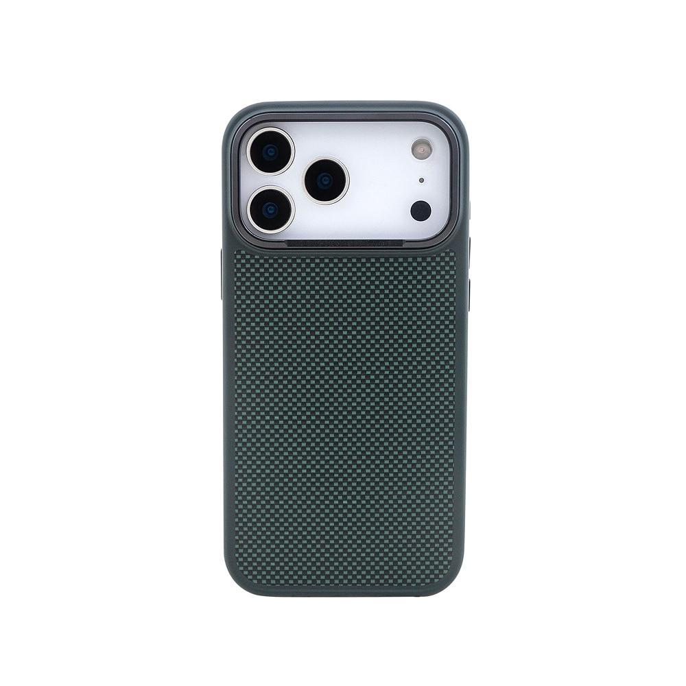 Capa iPhone 17 Pro Max Kevlar, Originais iPlace, Verde