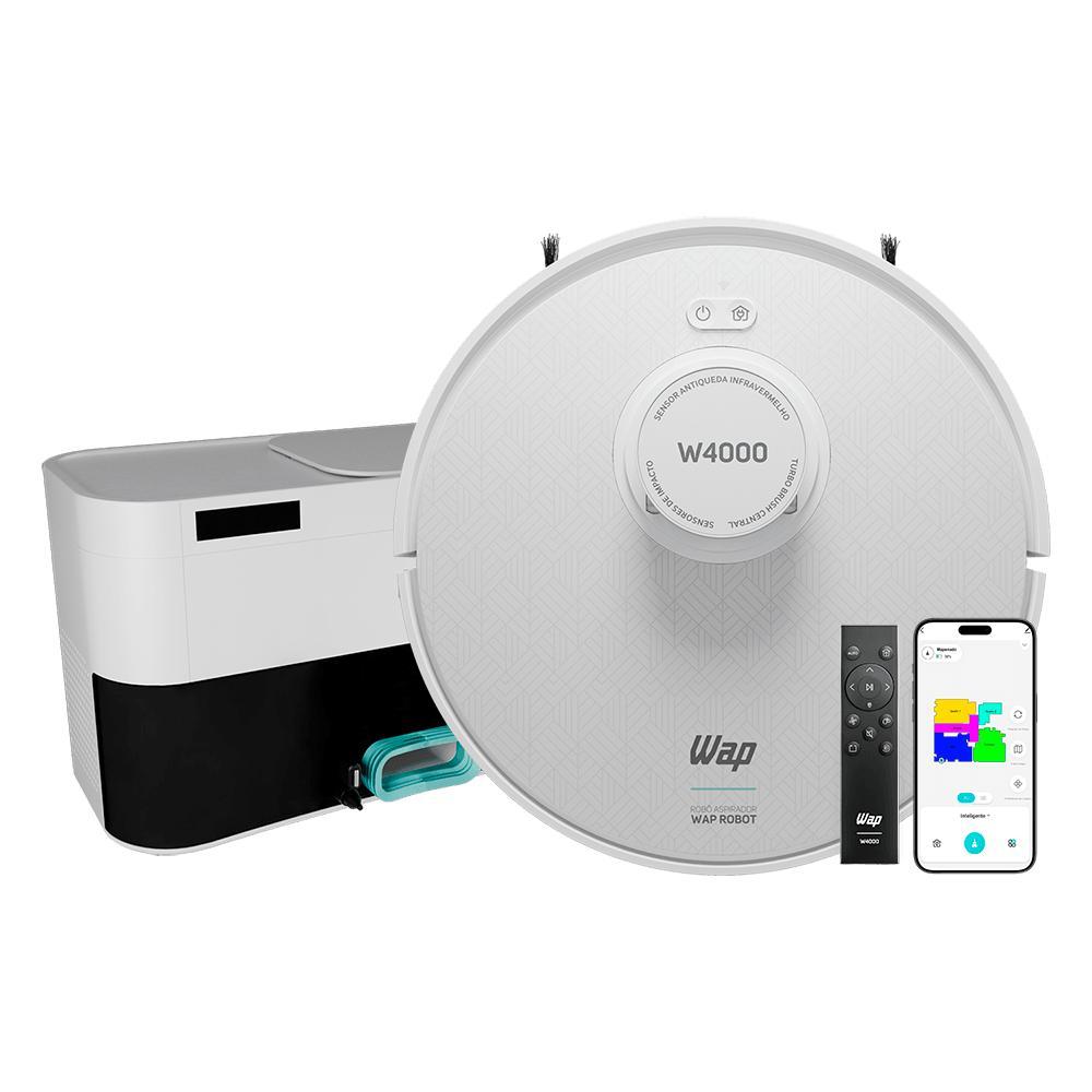 Robô Aspirador Autolimpante Wap Robot W4000