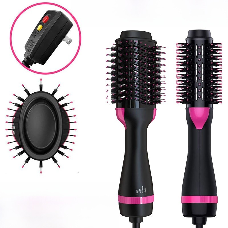 Escova Secadora 5 em 1 Multifuncional Modeladora de Cabelo Profissional com Íons Negativos - Envio Imediato