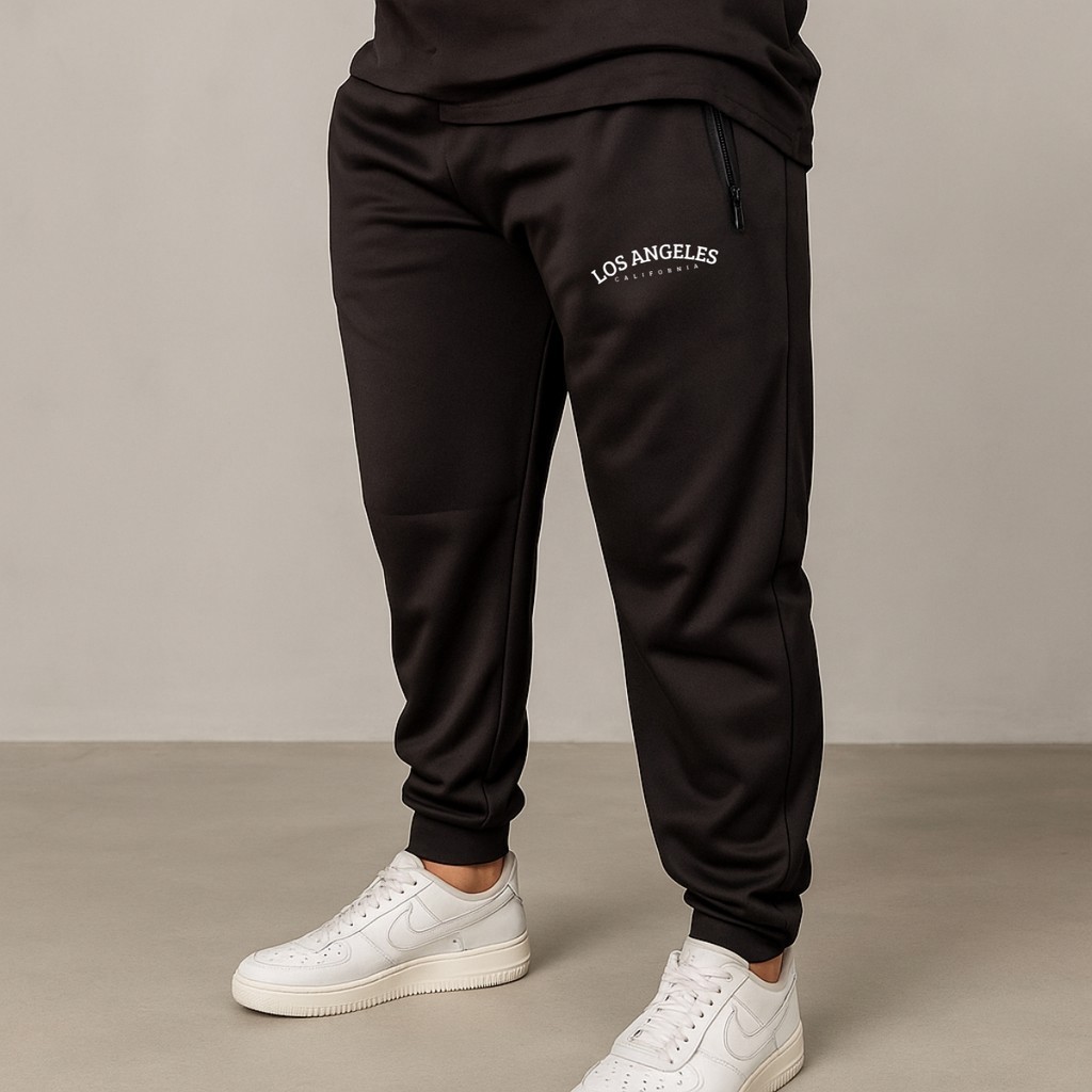 Calça JOGGER De Inverno LOS ANGELES Adulta Chipa Masculino Flanelada Frio JOGGER Homem bolso Chipa — imagem 2 de 2