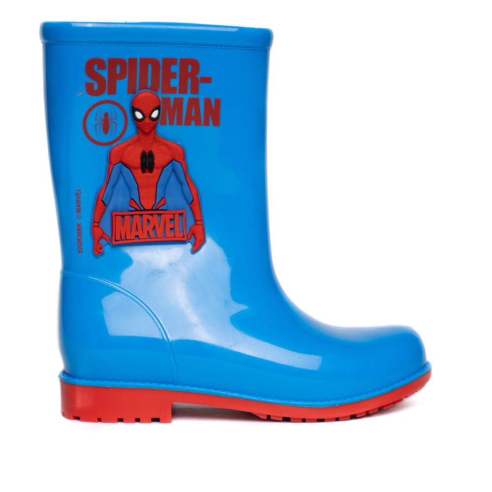 Bota Galocha Infantil Grendene Homem-Aranha