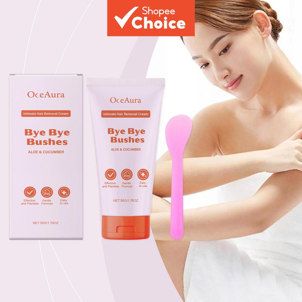 Creme Depilatório Suave Para Corpo de Homens & Mulheres - Creme Depilatório Indolor, Remoção de Pelos Corporais,