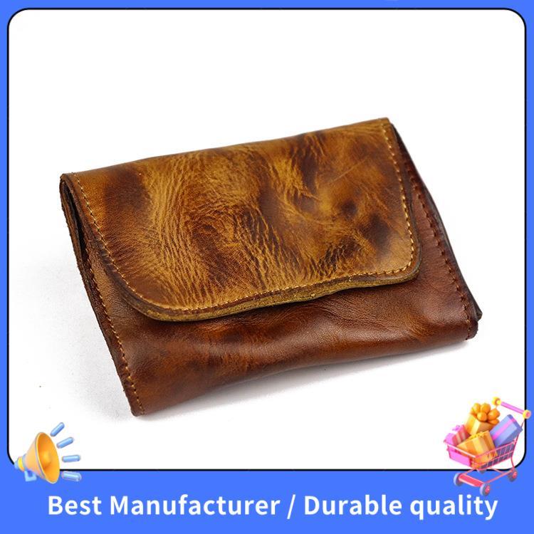 Bolso De Moedas Retrô Feito À Mão , Mini Carteira Fashion , Bolsa/Dinheiro/Estojo De Cartão Para Homens E Mulheres