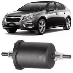 Filtro Combustível Cruze 1.4 1.8 2011 a 2023 Flex Tecfil