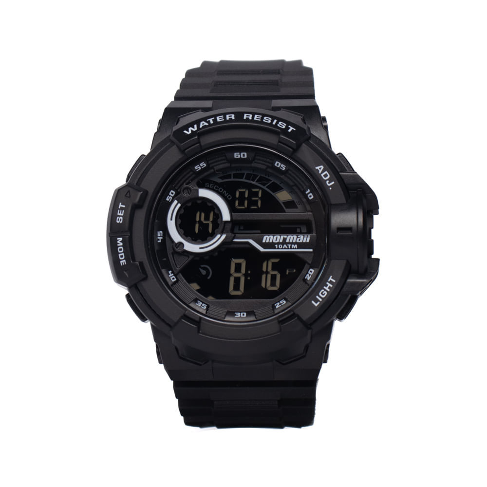 Relógio Masculino Mormaii Digital Polímero MO3660AB/8P Preto