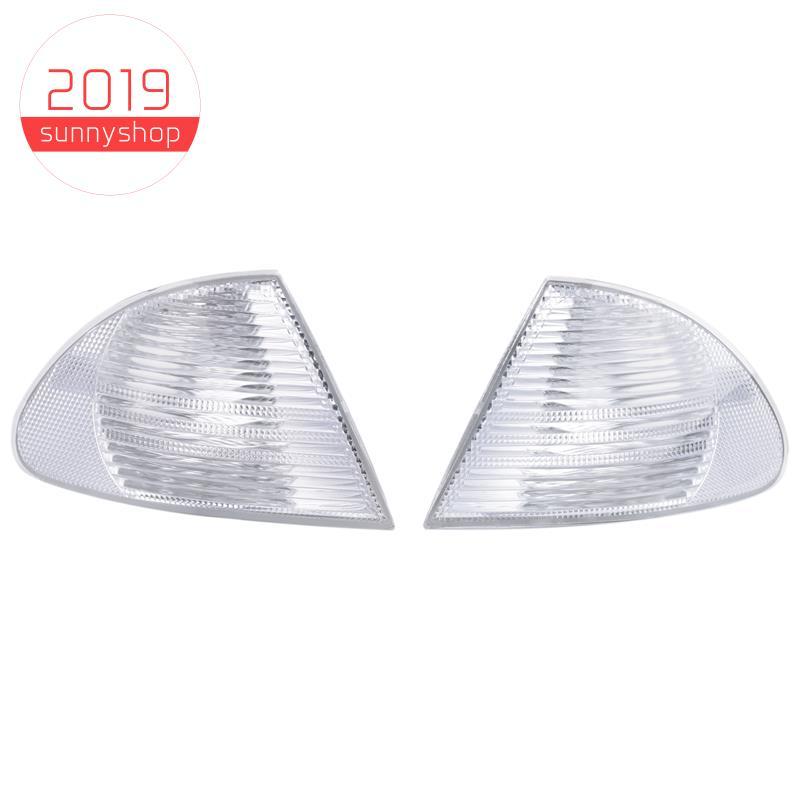 [Bestseller S] Par Park Signal Corner Marker Lights Lâmpadas Lentes Para 3 Series E46 1999-2001 Sedan Wagon 63136902765 